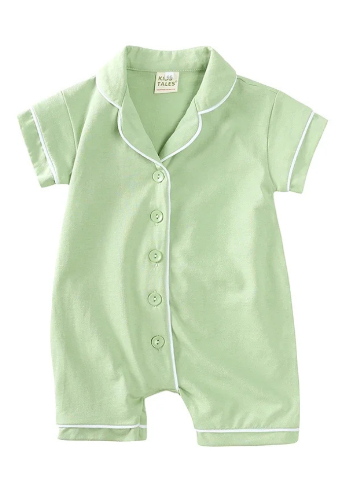 Pyjama Bébé Été vert Chic pas cher