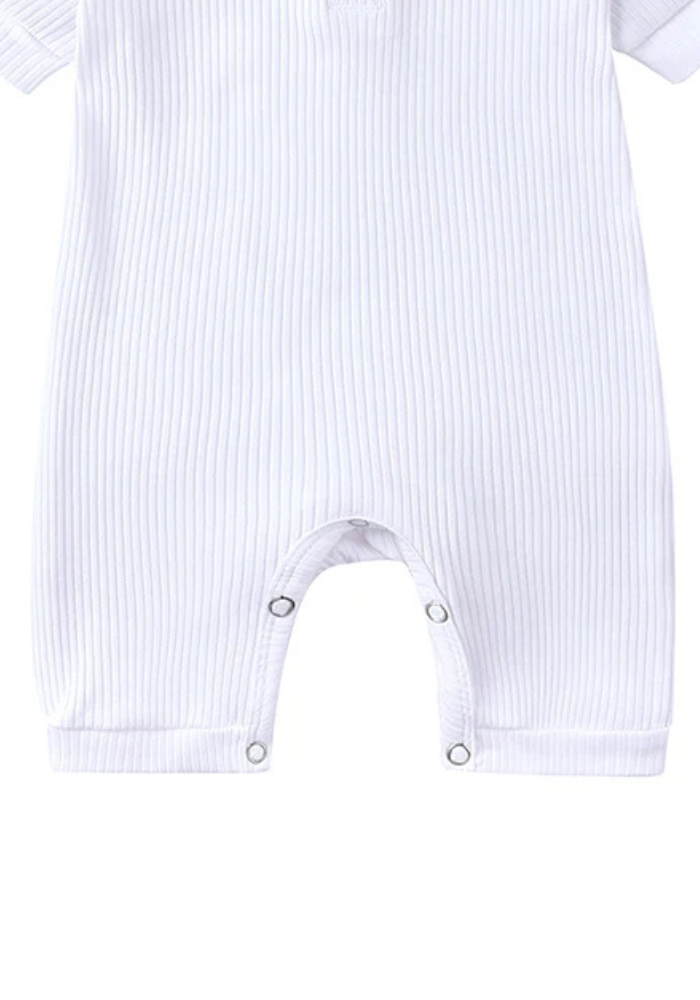 Pyjama Bébé Été Blanc pas cher