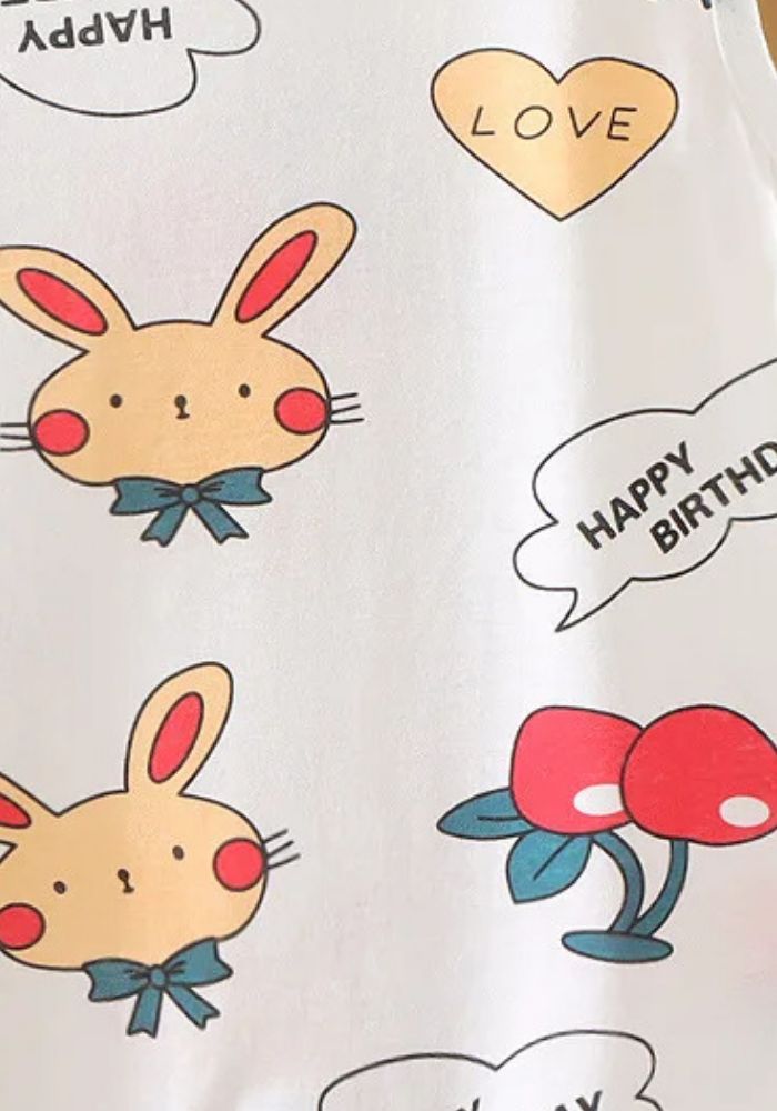 Pyjama Short Bébé Été Anniversaire pas cher