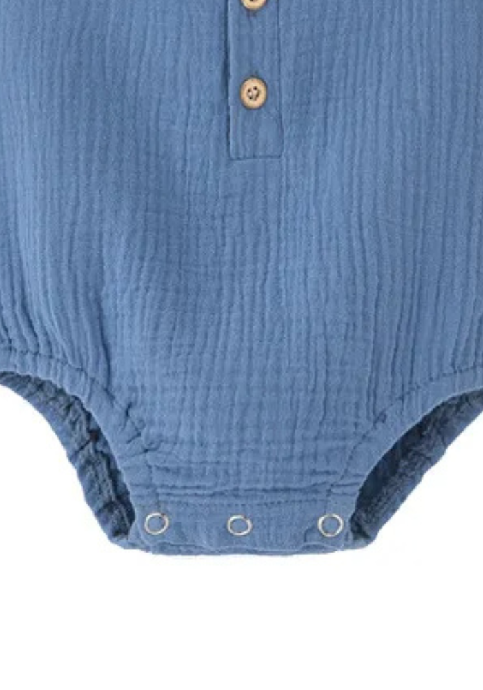 Pyjama Bébé Été Bleu pas cher
