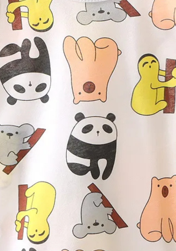 Pyjama Short Bébé Été Animaux pas cher