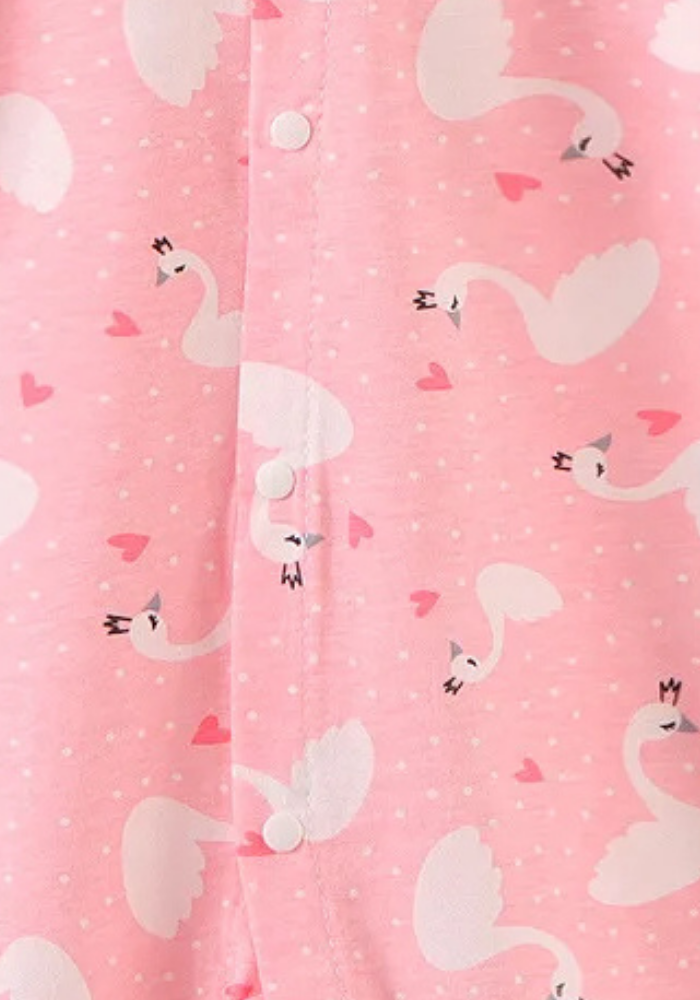 Pyjama Bébé Été Flamant Rose pas cher