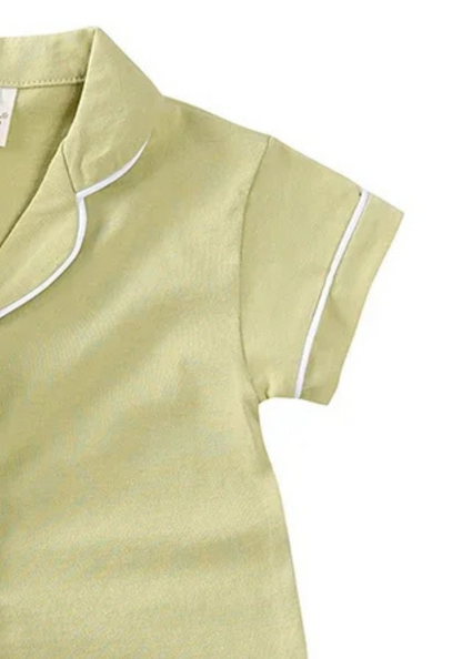 Pyjama Bébé Été Vert Pomme
