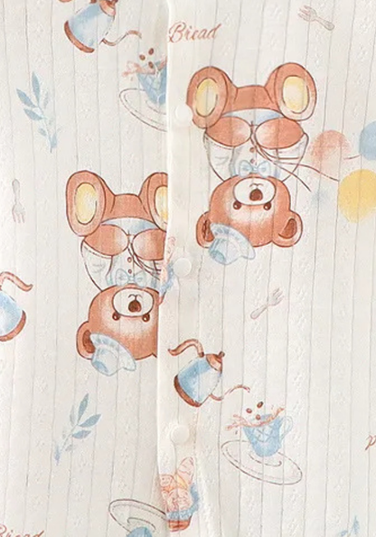 Pyjama Bébé Été Ourson pas cher