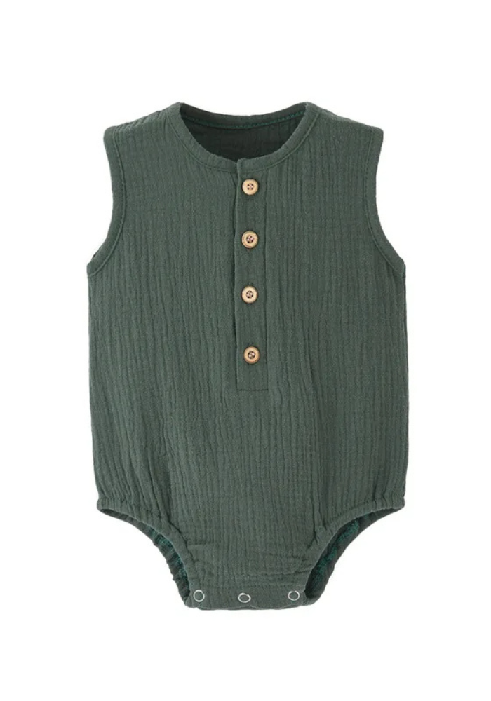 Pyjama Bébé Été Couleur vert pas cher