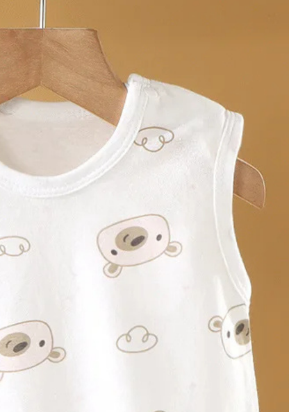 Pyjama Short Bébé Été Ourson