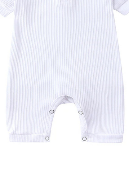 Pyjama Bébé Été Blanc pas cher