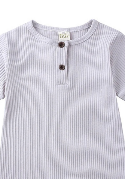 Pyjama Bébé Été Gris Clair