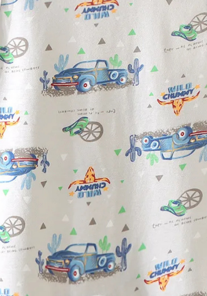 Pyjama Short Bébé Été Voiture pas cher