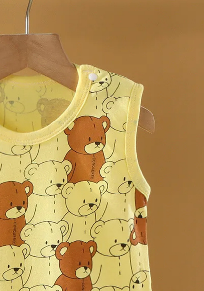 Pyjama Short Bébé Été Nounours