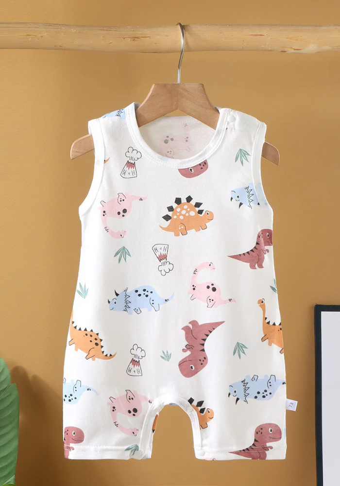 Pyjama Short Bébé Été T-Rex
