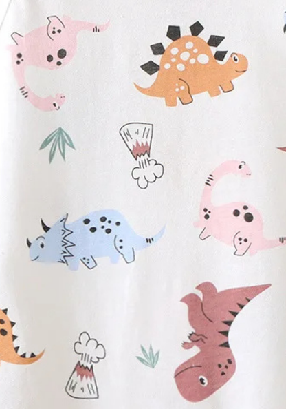 Pyjama Short Bébé Été T-Rex pas cher