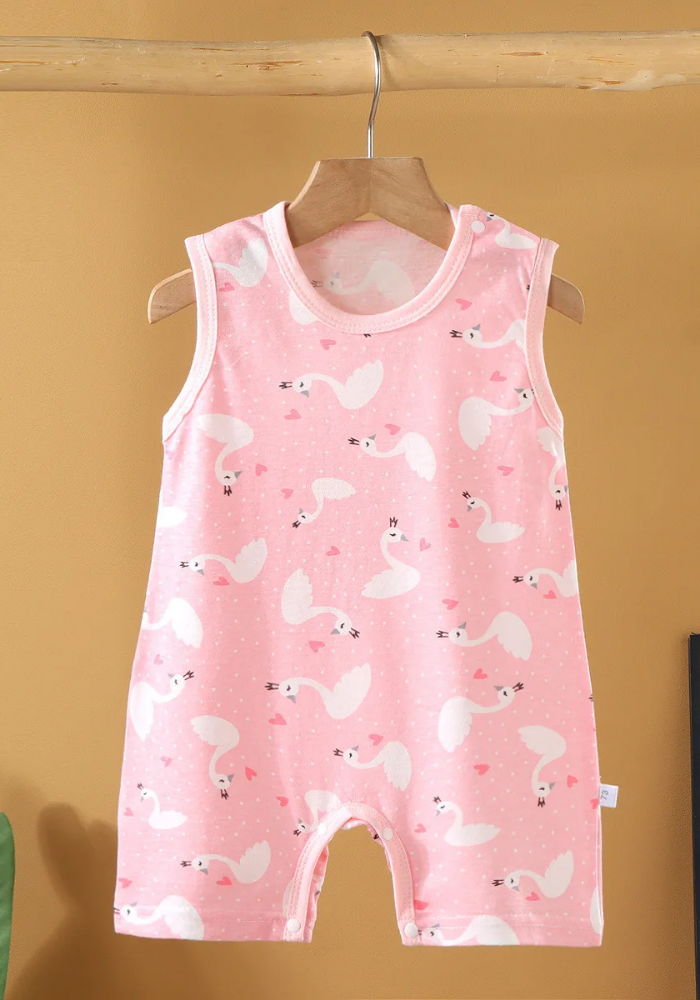 Pyjama Short Bébé Été Cygne