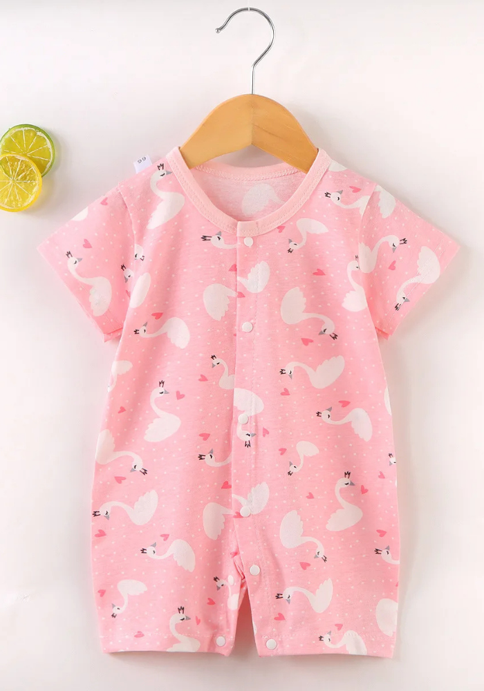 Pyjama Bébé Été Flamant Rose