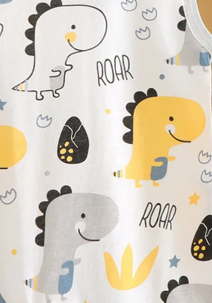 Pyjama Short Bébé Été Dino pas cher