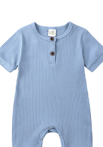 Pyjama Bébé Été Bleu Ciel