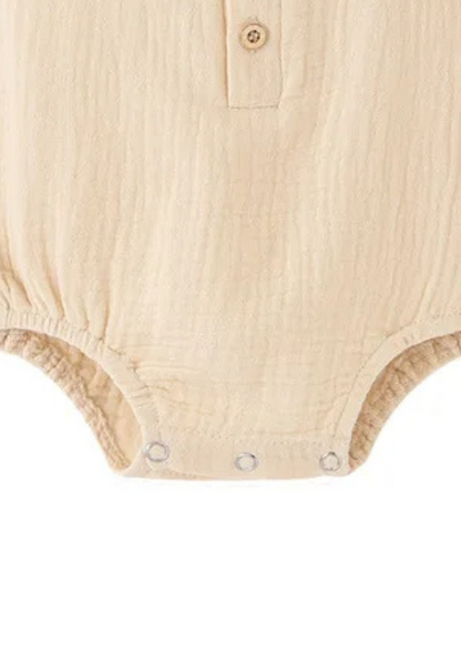 Pyjama Bébé Été Beige pas cher