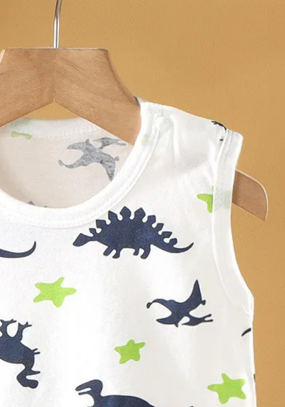Pyjama Short Bébé Été Préhistoire