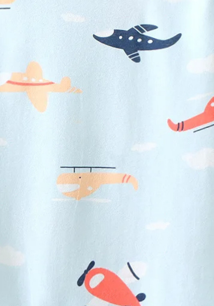 Pyjama Short Bébé Été Avion pas cher