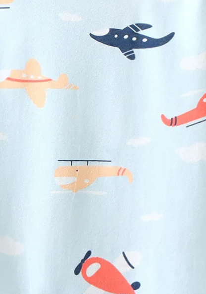 Pyjama Short Bébé Été Avion pas cher