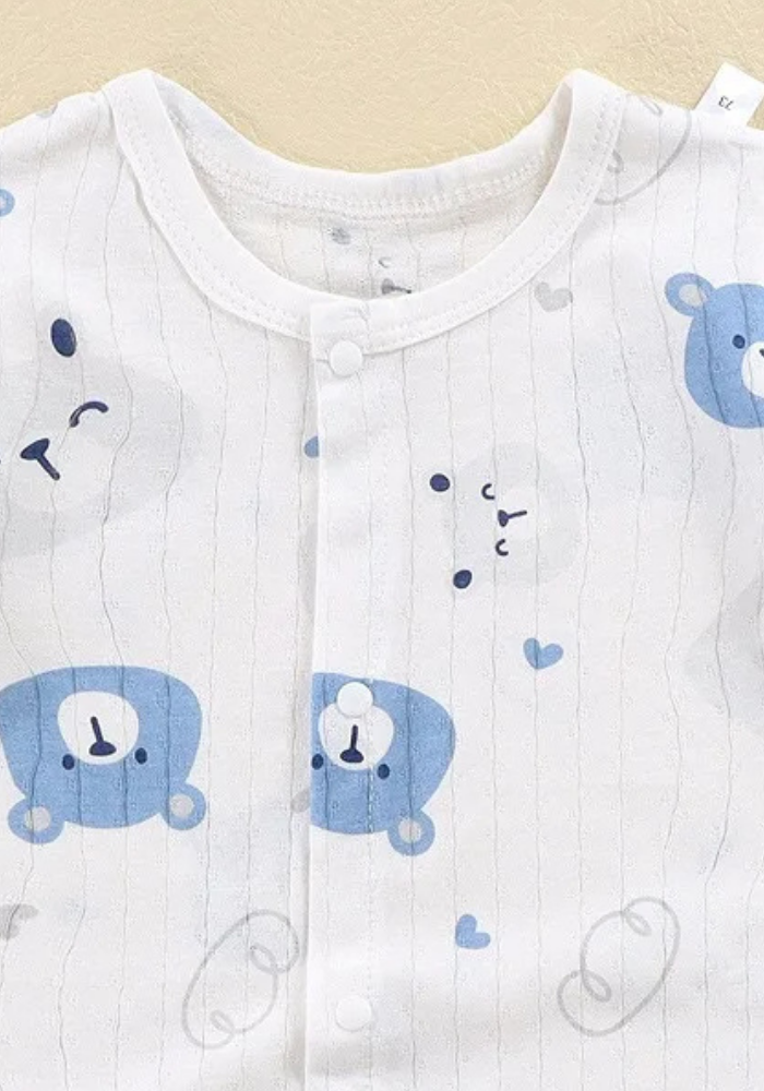 Pyjama Bébé Été Ourson Bleu