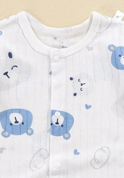 Pyjama Bébé Été Ourson Bleu