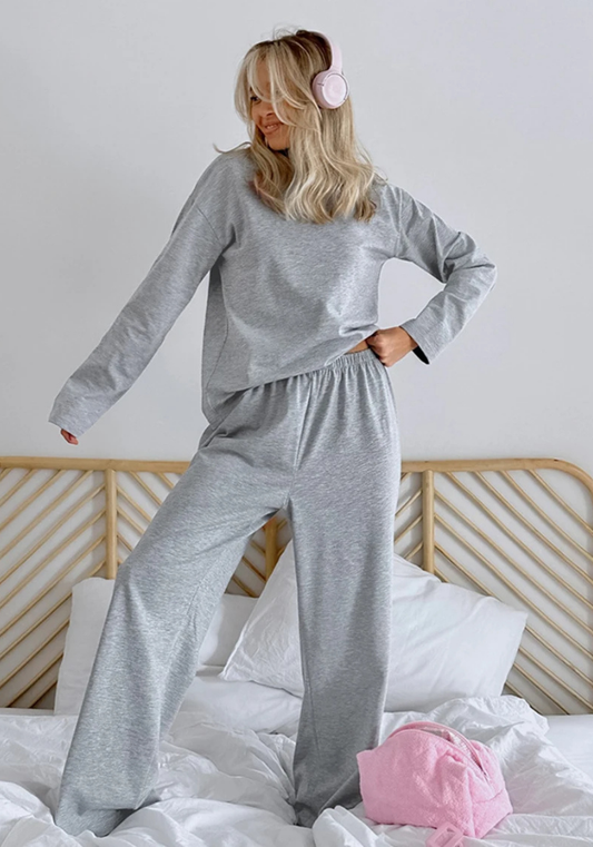 Pyjama Oversize Gris Femme