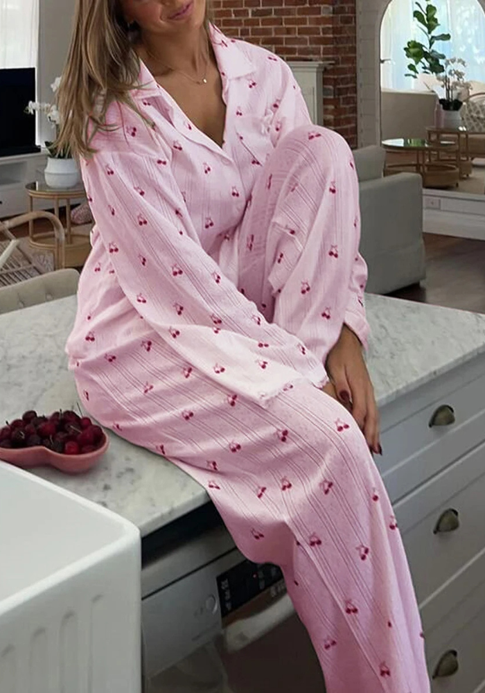 Pyjama Cerise Femme