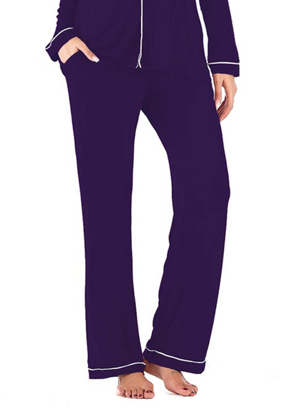 Pyjama Violet Élégant pas cher