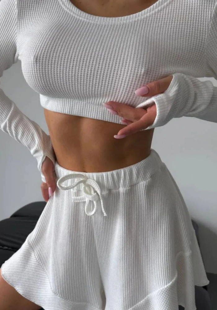 Pyjama Basique blanc Femme pas cher