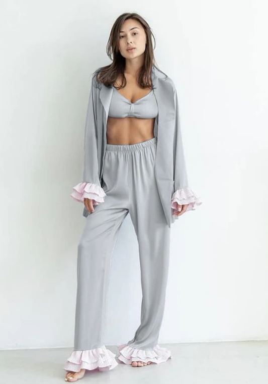 Pyjama Gris Tendance Femme