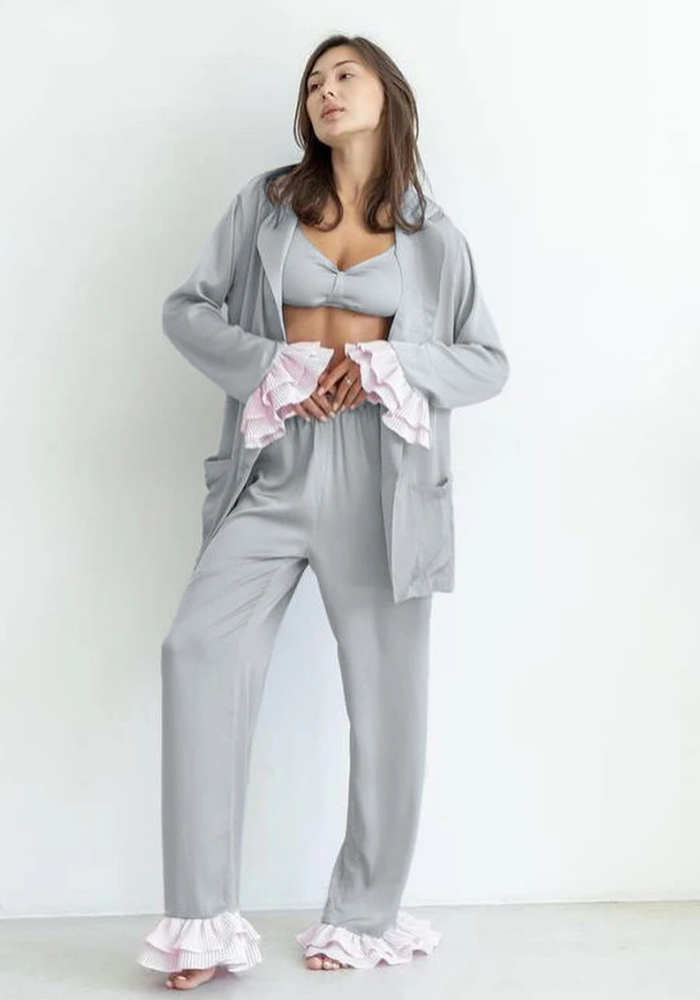 Pyjama Gris Tendance Femme