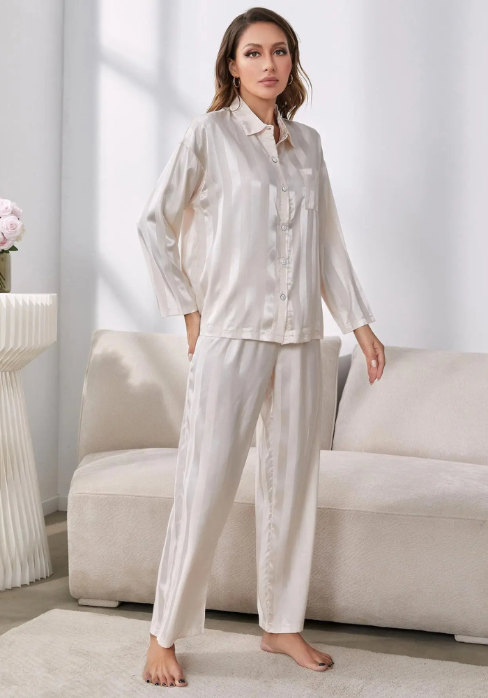 Pyjama Blanc Femme