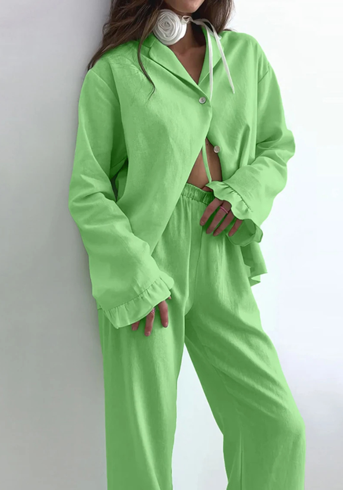 Pyjama Vert Fluo Femme pas cher