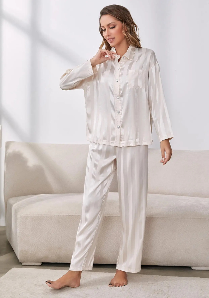 Pyjama Blanc Femme