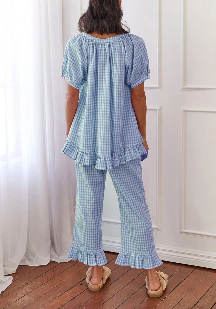 Pyjama Carreaux Chic Femme