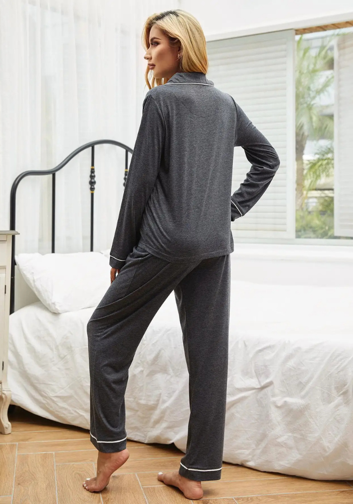 Pyjama Gris Femme pas cher