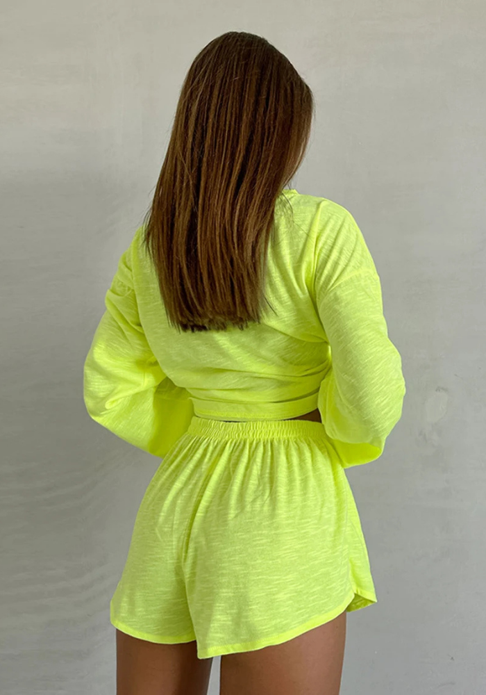 Pyjama Short Fluo Femme pas cher