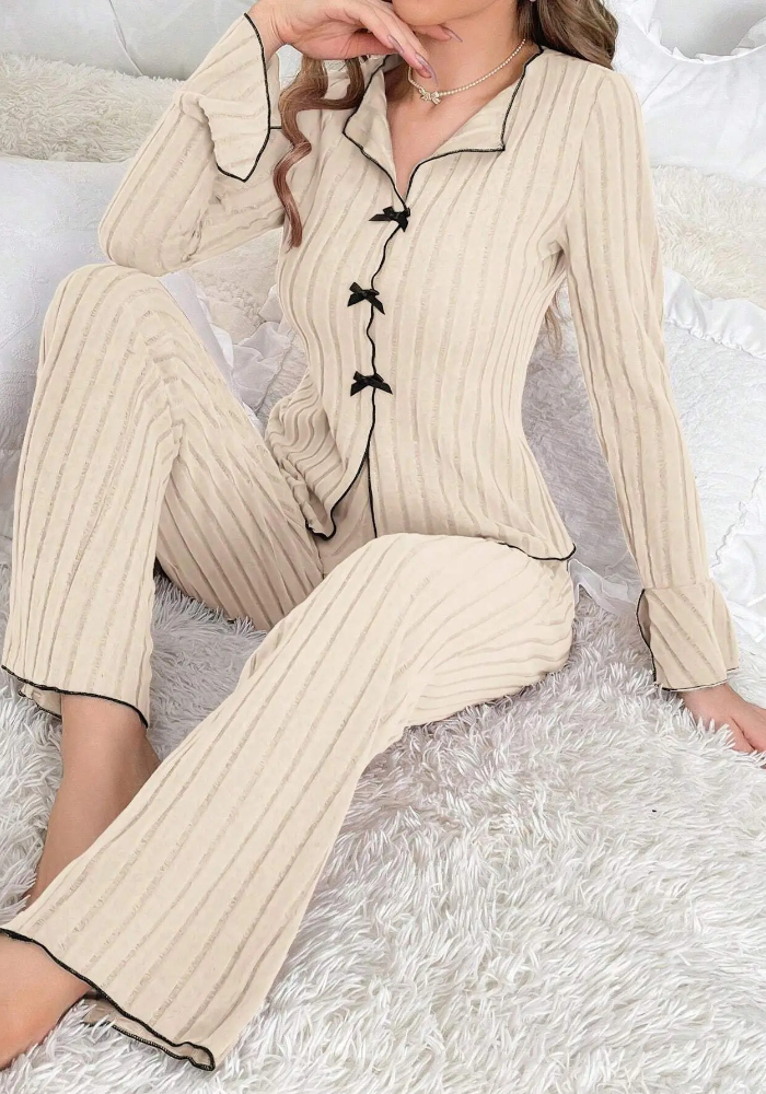 Pyjama Beige Femme