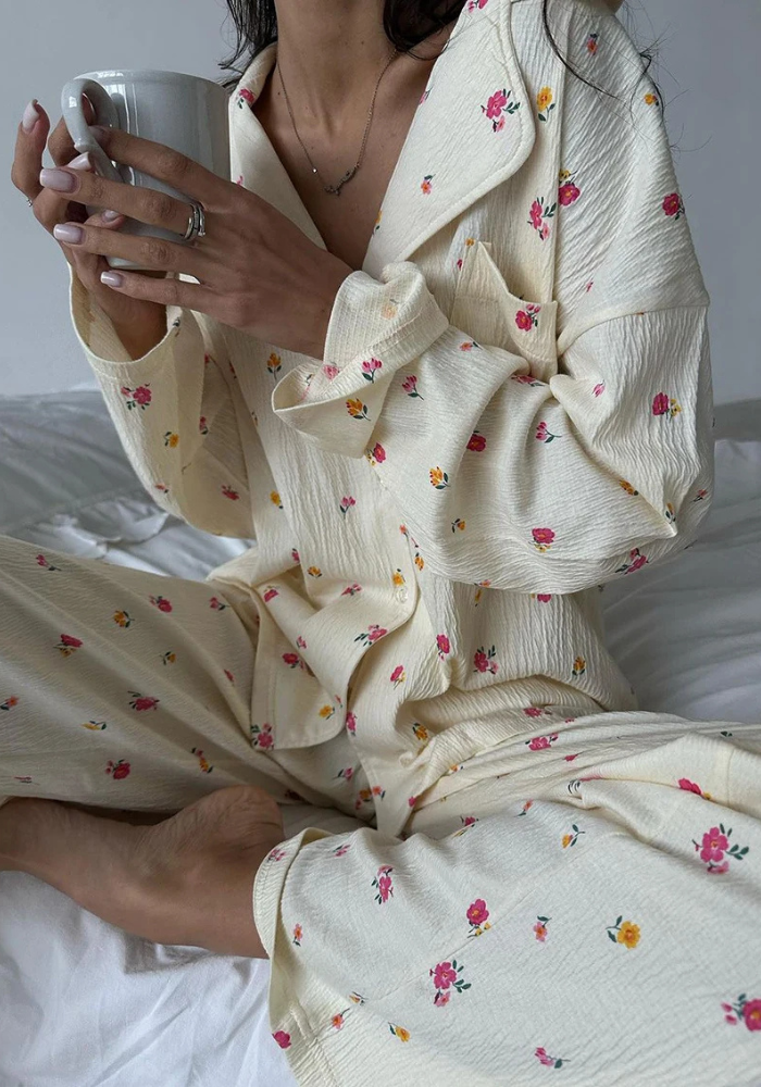 Pyjama Fleuri Femme