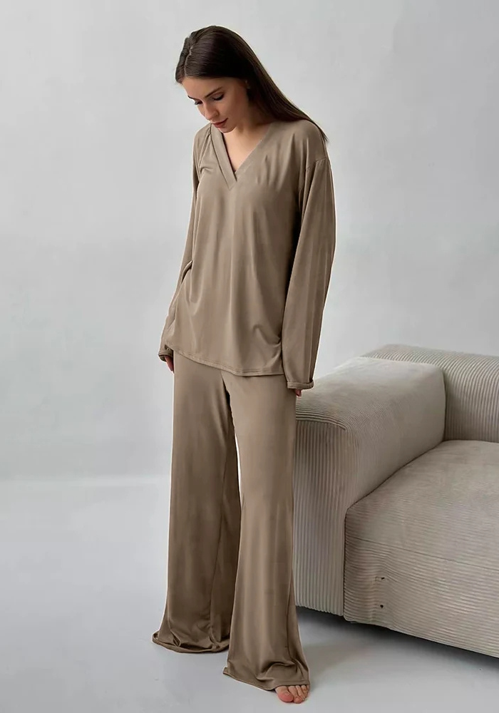 Pyjama Marron Femme