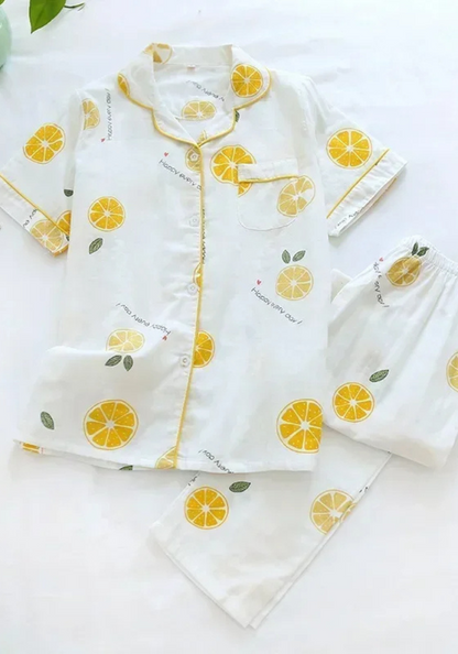 Pyjama Citron Femme