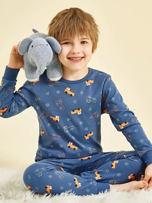 Pyjama Enfant Bleu Voiture