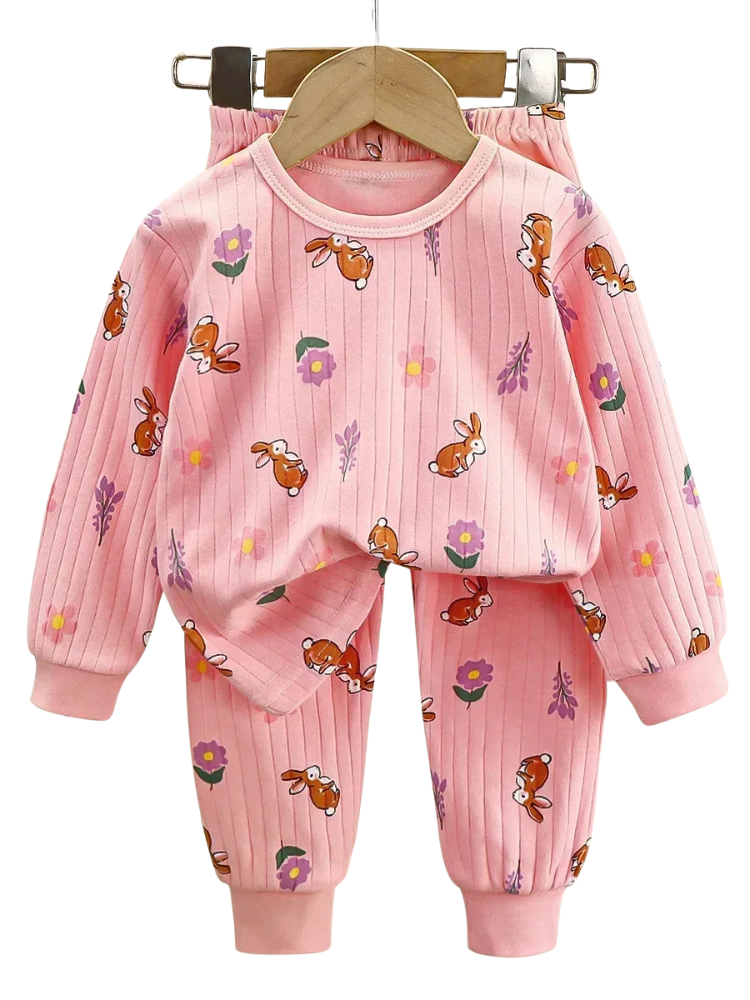 Pyjama Fille Lapin Rose