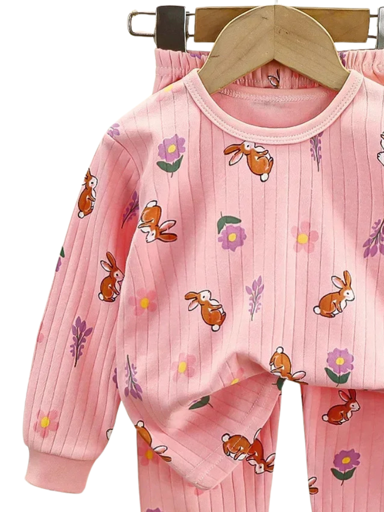 Pyjama Fille Lapin Rose