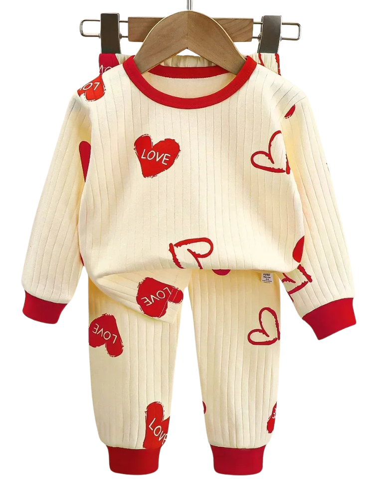 Pyjama Fille Coeurs