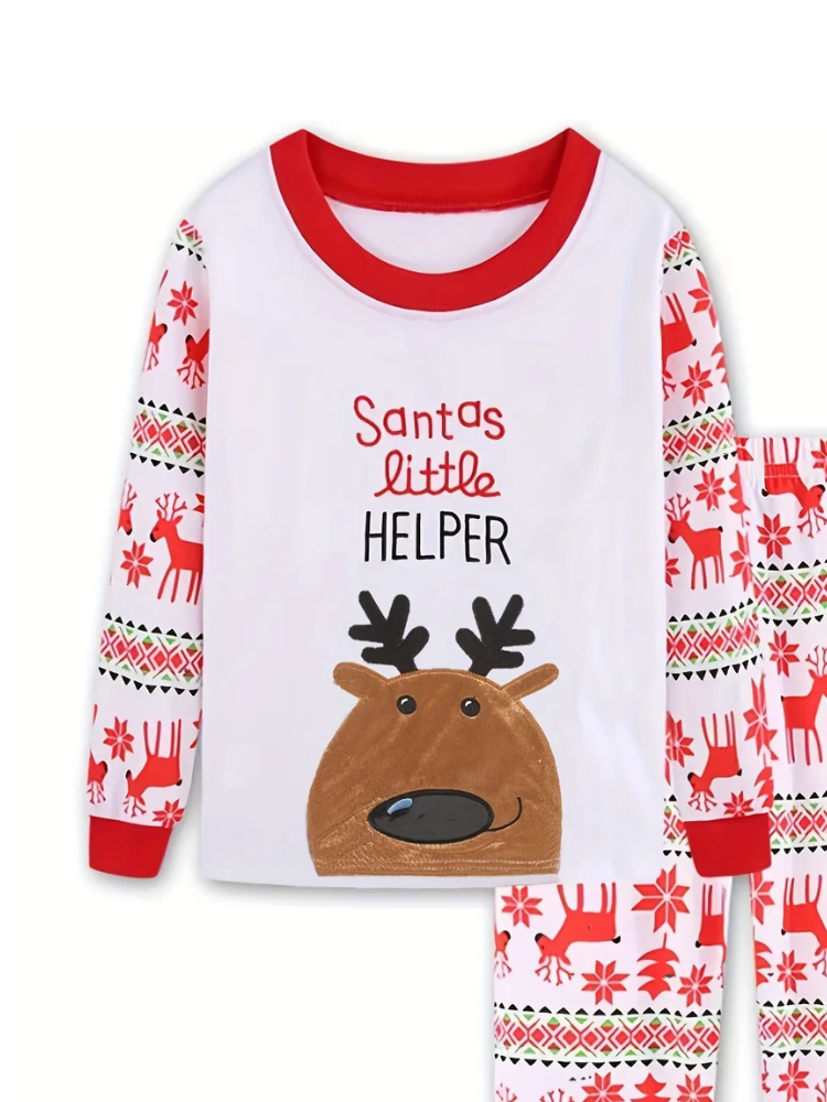 Pyjama de Noël Enfant blanc