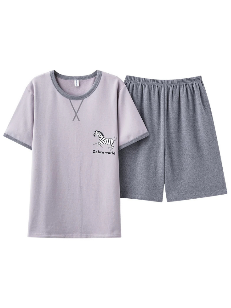 Pyjama Short Homme Zèbre