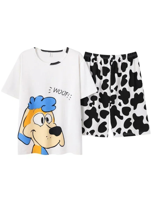 Pyjama Short Homme Chien