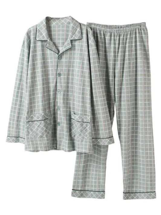 Pyjama Homme Hiver Vert